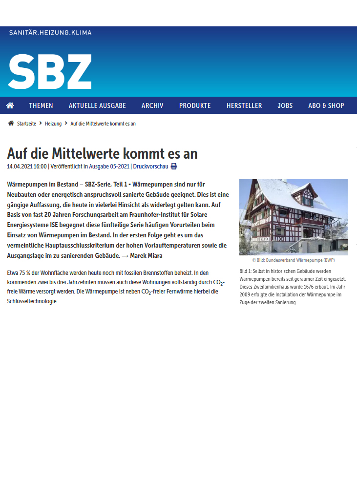 sbz mittelwerte 1